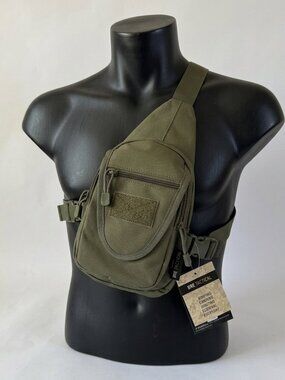 Bre Tactical Sling Chest Pack Shoulder Utility bag 91-00065 Army Green